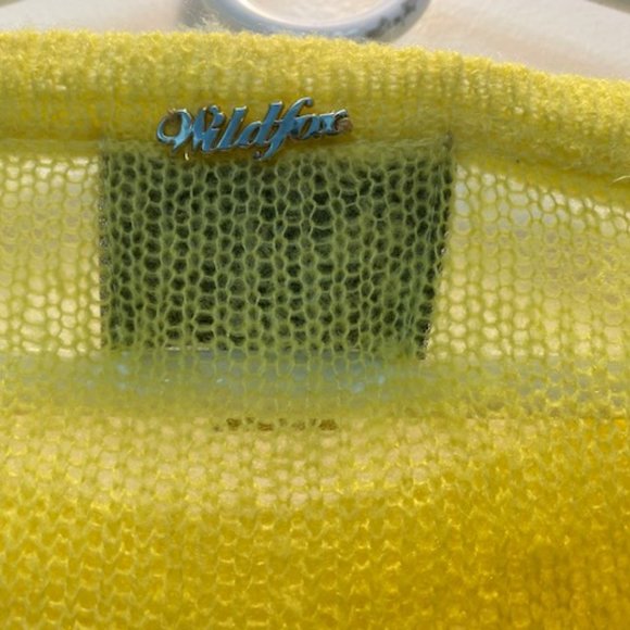 Wildfox Yellow Lennon Flamingo Sweater - Picture 3 of 6